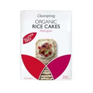 Image of Clearspring - Org 3-Grains thin Rice Cakes 130g