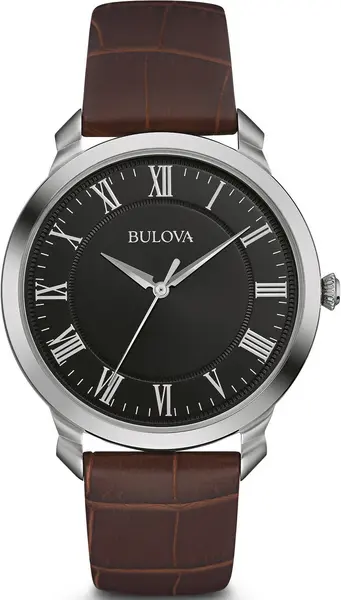 Image of Bulova Watch Dress Mens - Black BUL-249