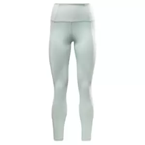 Image of Reebok Rib High-Rise Leggings Womens - Seaside Grey