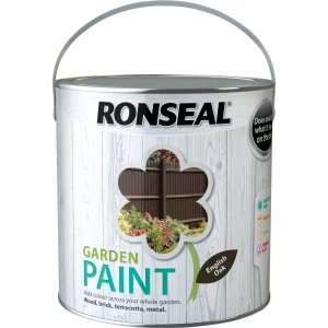 Image of Ronseal General Purpose Garden Paint English Oak 2.5l