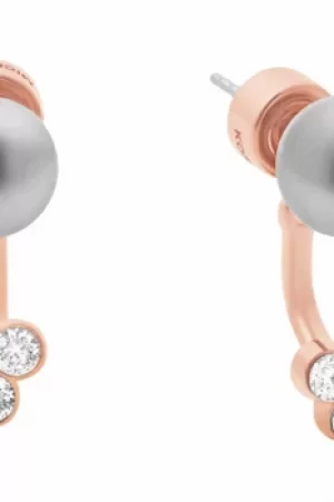 Image of Ladies Michael Kors Rose Gold Plated Fashion Earrings MKJ6302791