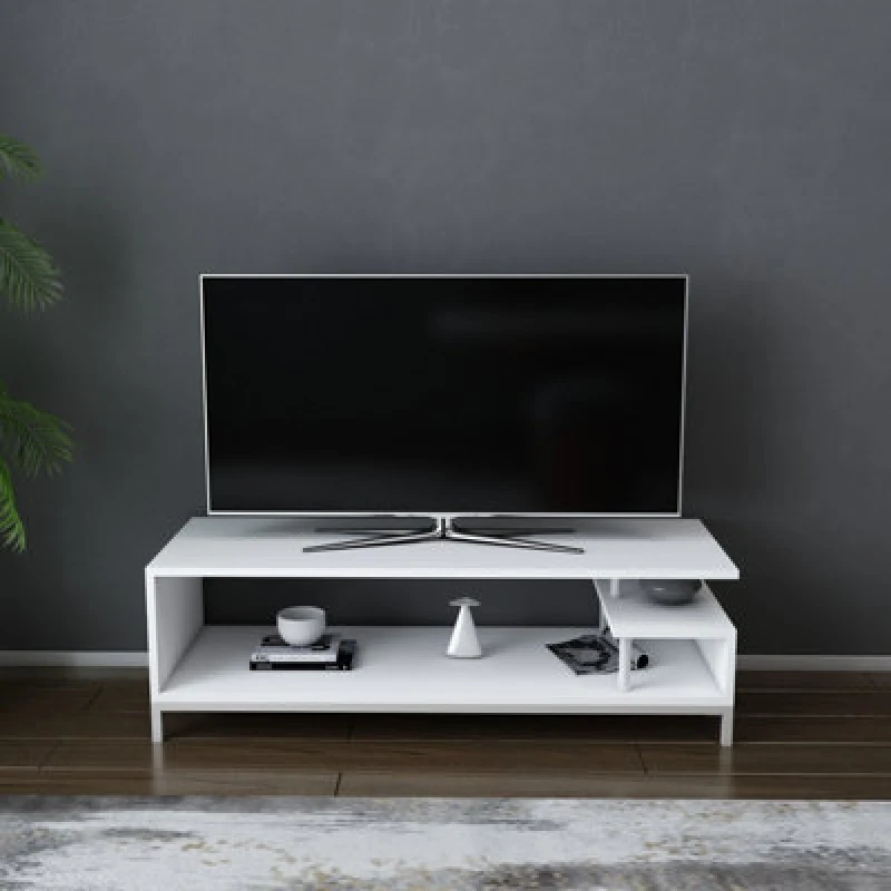 Image of Decorotika Reilly TV Stand TV Unit For Tv's Up To 55" White