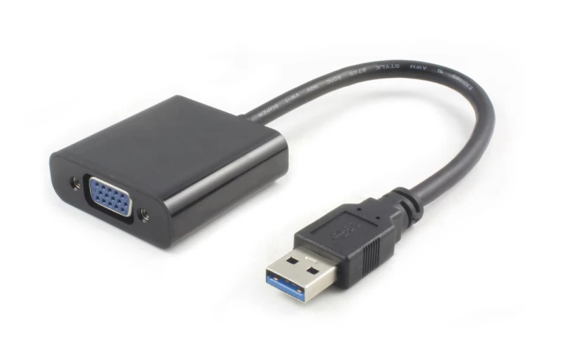 Image of Microconnect USB3.0VGA USB graphics adapter 1920 x 1080 pixels Black