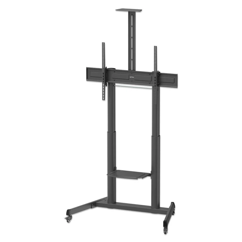 Image of Manhattan Manhattan Trolley Mount Stand for TV & Monitors (crank handle height adjust), For screens: 37" to 120",VESA compatability:all between 200x20