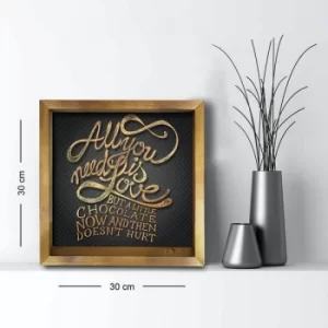 Image of 3030AHS-001 Multicolor Decorative Framed MDF Painting