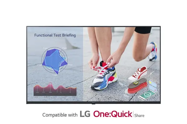 Image of LG 43UL3J-M Signage Display Digital signage flat panel 109.2cm (43") LCD WiFi 300 cd/m 4K Ultra HD Blue Web OS 16/7 43UL3J-M