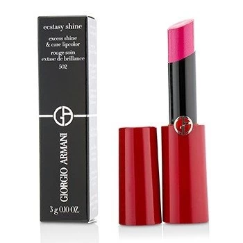 Image of Armani Ecstasy Shine Lipstick Various Shades 502 Drama 3g