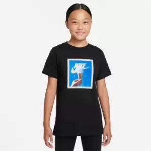 Image of Nike Photo T-Shirt Juniors - Black