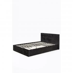 Image of Crushed Velvet Storage Lift Bed