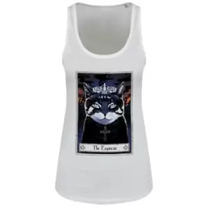 Image of Deadly Tarot Womens/Ladies The Empress Felis Floaty Vest Top (M) (White)