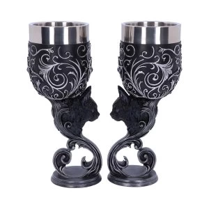 Image of Familiars Love Twin Cat (Set of 2) Goblets