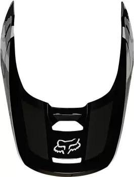 Image of FOX V1 REVN Helmet Peak, black-white, Size XS S, black-white, Size XS S