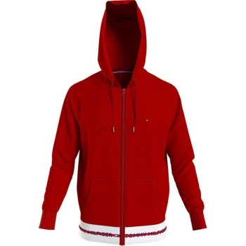 Image of Tommy Bodywear Zip-Thru HWK Hoodie - Primary Red