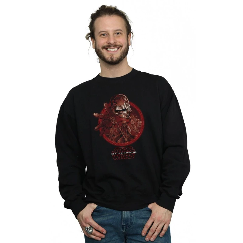 Image of Disney Men Knights Of Ren Sweatshirt in Black Size: Small Black S Male 5059400156348