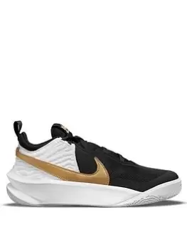 Image of Nike Team Hustle D 10 Trainer - Black/Gold, Size 4