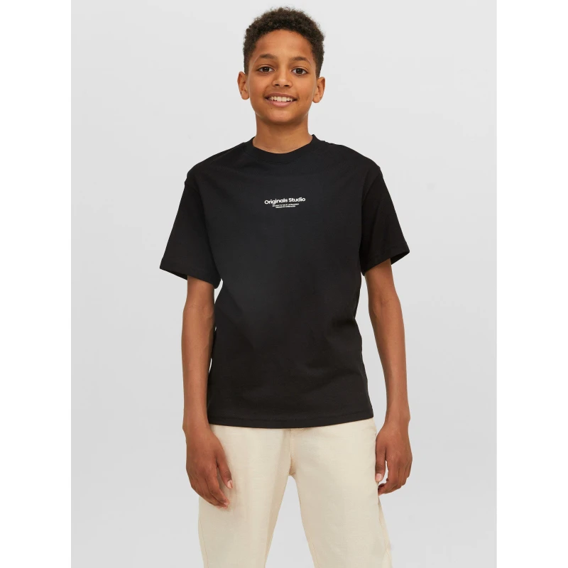 Image of Jack & Jones Black Vesterbro Tee Black Boys 8Y 234188UK