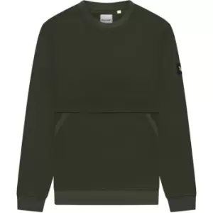 Image of Lyle and Scott Zip Pocket Sweatshirt Mens - Green
