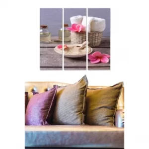 Image of MDF110593250 Multicolor Decorative MDF Painting (3 Pieces)
