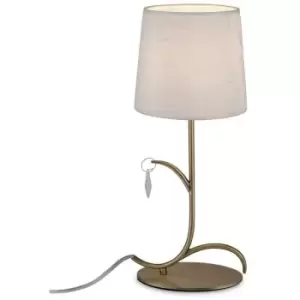 Image of Table lamp Andrea Antique brass 1 bulb 45cm