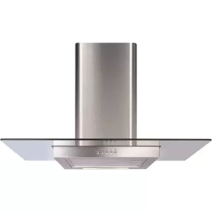 Image of CDA ECN92 90cm Flat Chimney Cooker Hood