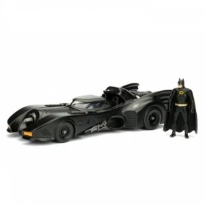 Image of Batmobile Batman 1989 Jada Diecast Model With Batman