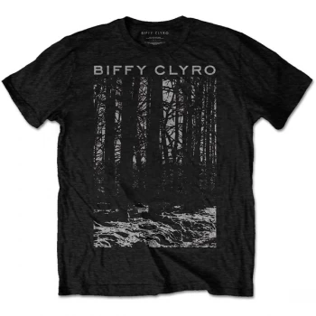 Image of Biffy Clyro - Tree Mens XX-Large T-Shirt - Black