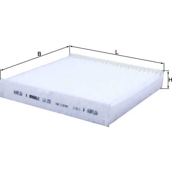 Image of Pollen Air Filter (Standard) La155 76418842 By Mahle Original