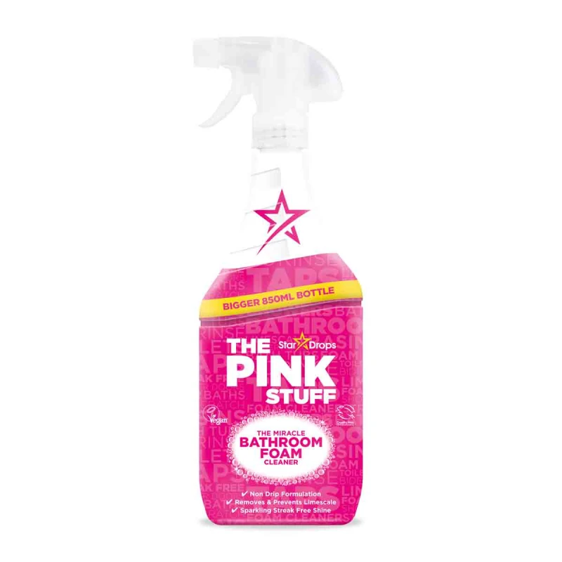Image of Stardrops The Pink Stuff Miracle Bathroom Foam Cleaner, 750Ml