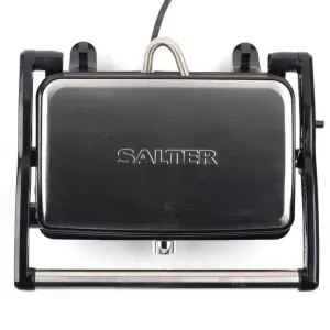 Image of Salter Megastone Non Stick Fold Out Health Grill and Panini Maker