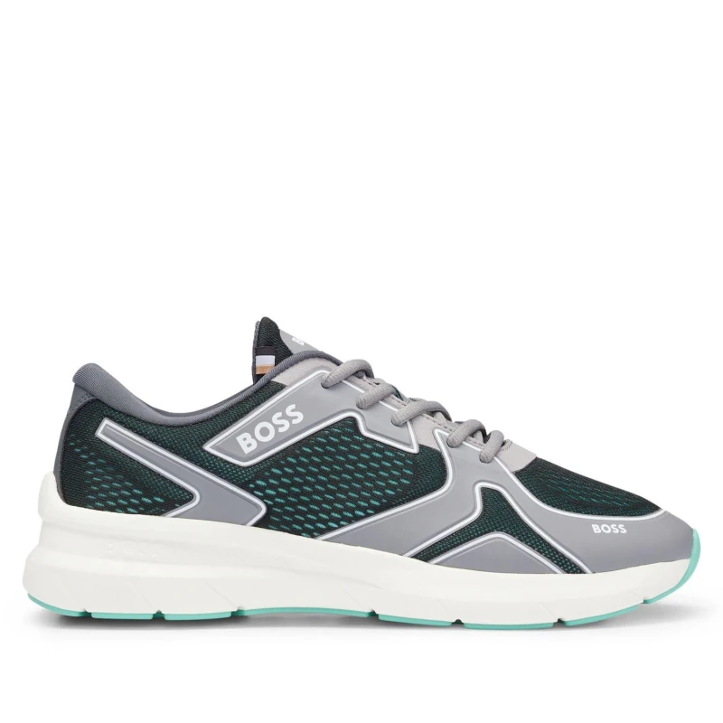 Image of Boss Owen Runn Trainers Grey male UK 5