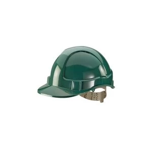 Image of BBrand Comfort Vented Safety Helmet Green