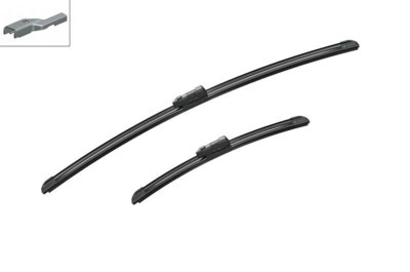 Image of Bosch 3397007300 A300S Wiper Blade Set Aerotwin Windscreen Flat 3397007300