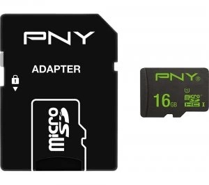 Image of PNY High Performance Class 10 microSD Memory Card - 16 GB