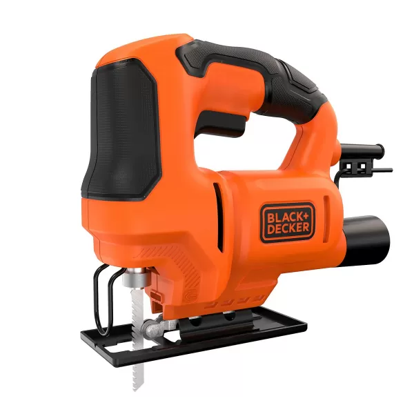 Image of BLACK+DECKER 400W Corded Jigsaw with Blade (BES602-GB)