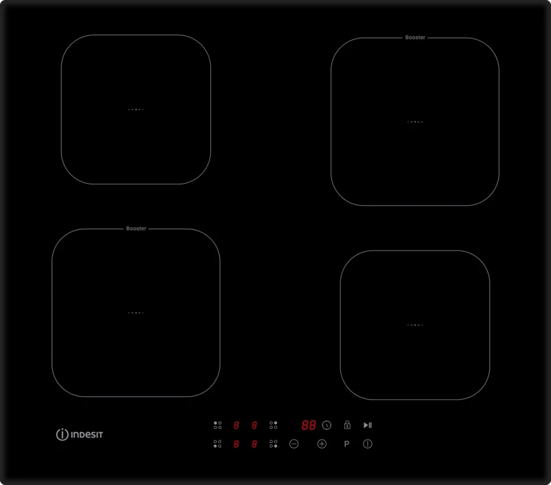 Image of Indesit IS F 18Q60 NE 59cm Induction Hob - Black