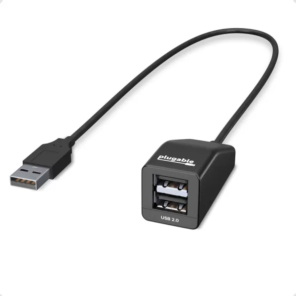 Image of PLUGABLE USB 2.0 2-Port Splitter