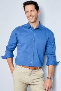 Image of Long Sleeve Cotton Twill Shirt