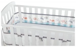 Image of BreathableBaby Four Sided Cot Wrap Enchanted Forest