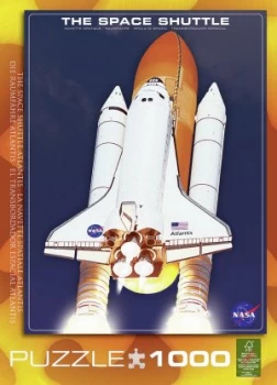 Image of Eurographics 1000 Piece Space Shuttle Atlantis Puzzle.