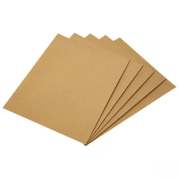 Image of Worksafe CGA Glasspaper 280 x 230mm - Assorted Pack of 5
