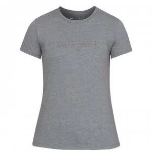 Image of Urban Armor Gear Wordmark T Shirt Women - Grey/Purple