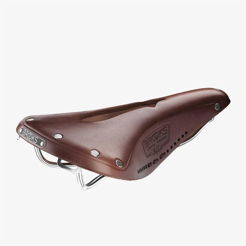 Image of Brooks B17 Carved Std Brown unisex One Size