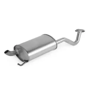 Image of ASMET Rear silencer TOYOTA 20.036 1743022240,1743022420