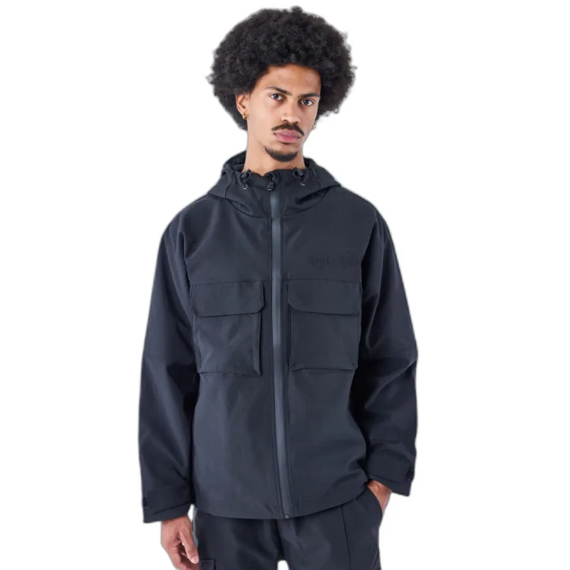 Image of Project X Paris Zipped waterproof jacket Project X Paris Noir Male M