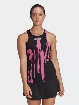 Image of Adidas Thebe Magugu Tennis New York Y-Back Tank Top