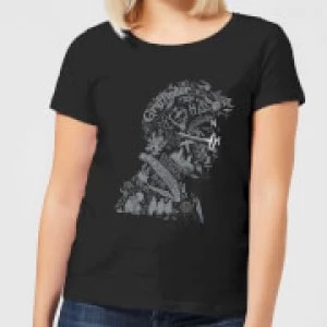 Image of Harry Potter Harry Potter Head Womens T-Shirt - Black - M