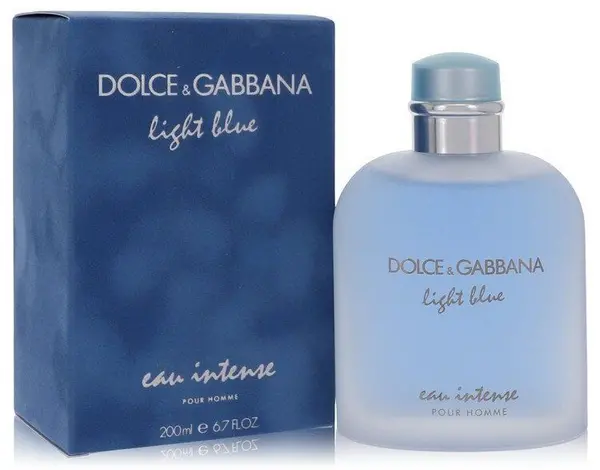Image of Dolce & Gabbana Light Blue Intense Pour Homme Eau de Parfum For Him 200ml