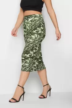 Image of Petite Midi Skirt