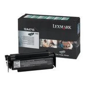 Image of Lexmark 12A4715 Black Laser Toner Ink Cartridge