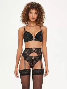 Image of Ann Summers Bras The Unforgettable Padded Plunge Bra 2 - Black, Size 34A, Women